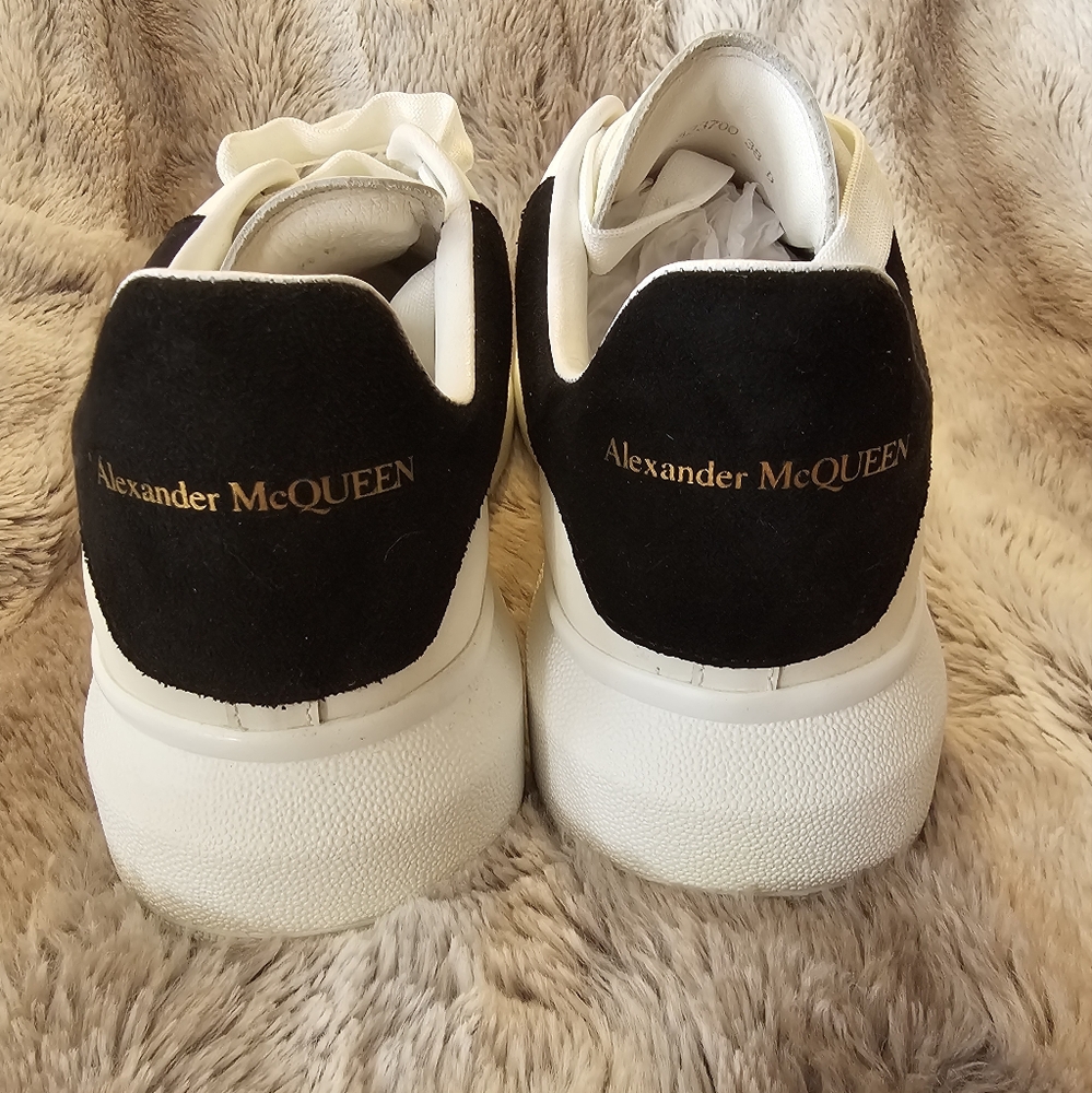 Alexander McQueen Black and White Sneakers